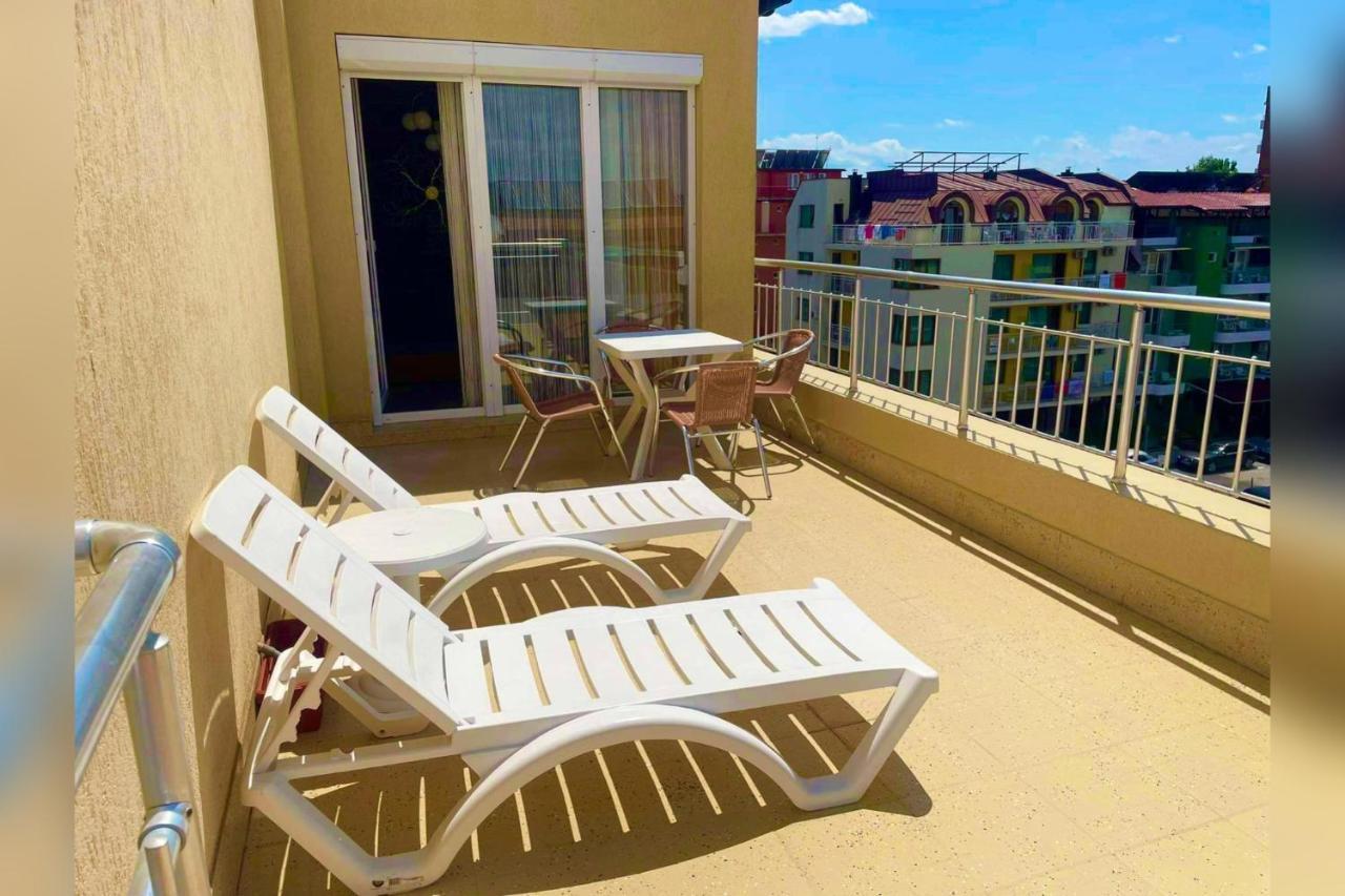 Sunset View Przy Samym Morzu Plazy Apartment Primorsko Exterior photo